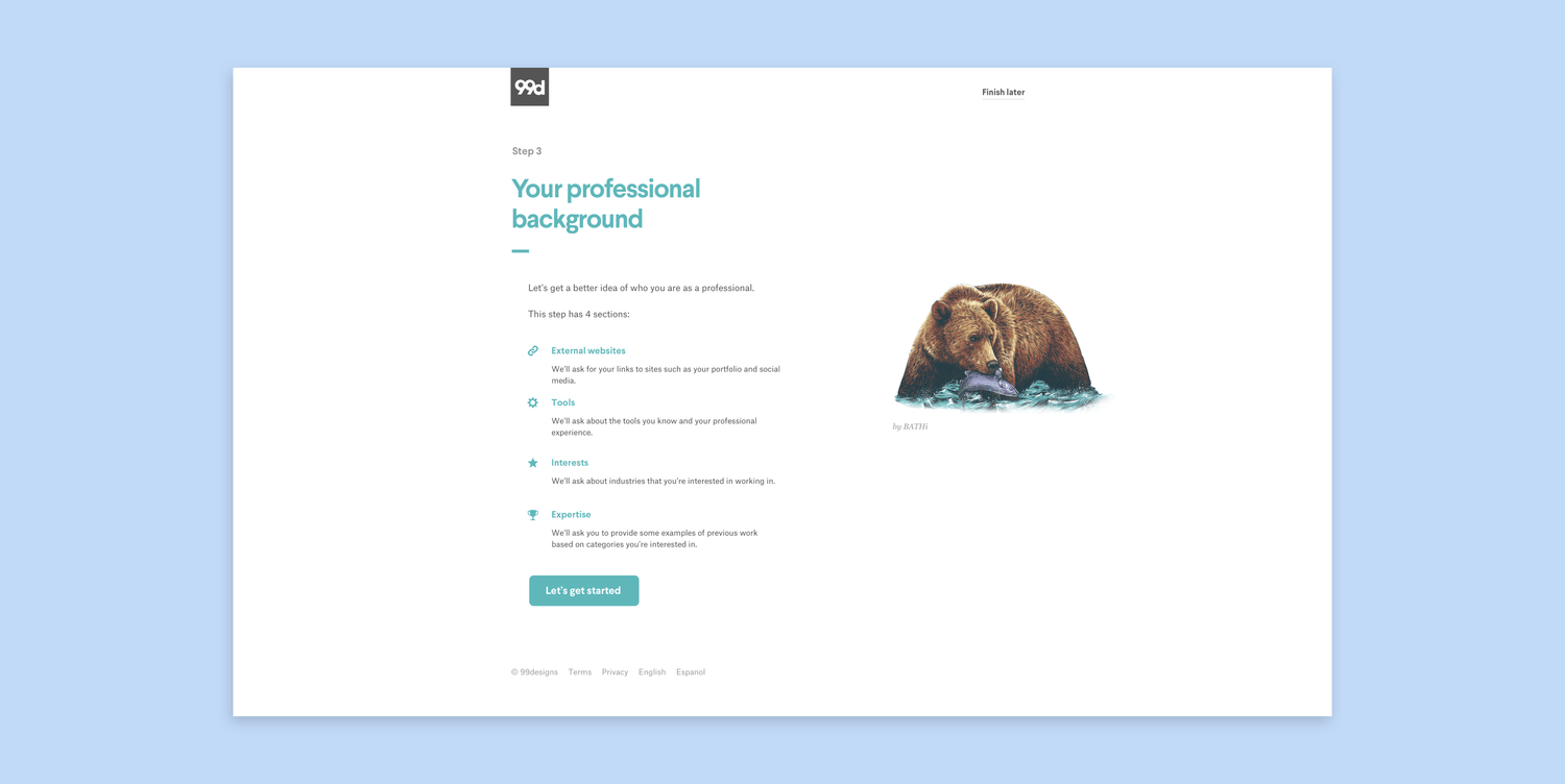 Onboarding - Splash Page